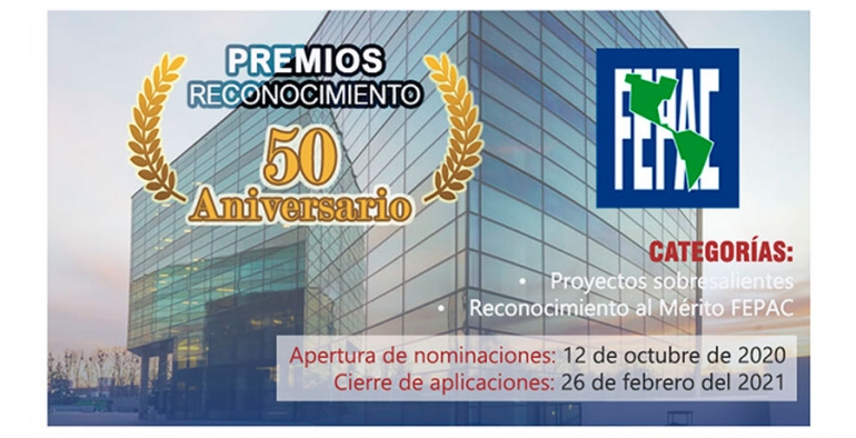 CONVOCATORIA DE NOMINACIONES PARA PREMIOS DE RECONOCIMIENTO FEPAC 50 ANIVERSARIO