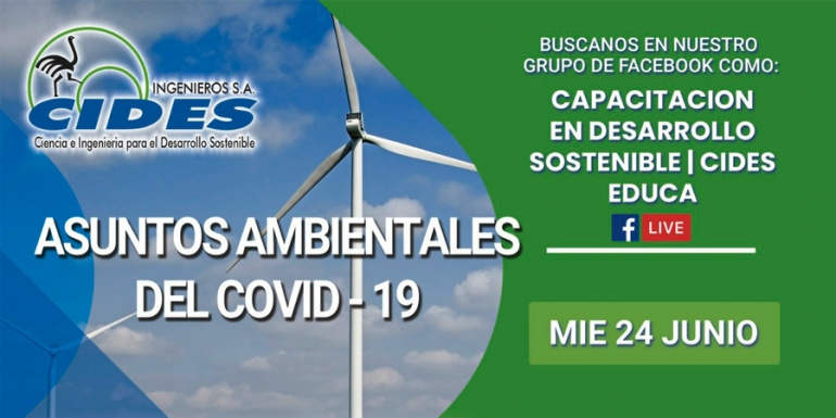 Seminario Virtual Gratuito «ASUNTOS AMBIENTALES DEL COVID-19» – CIDES – EDUCA