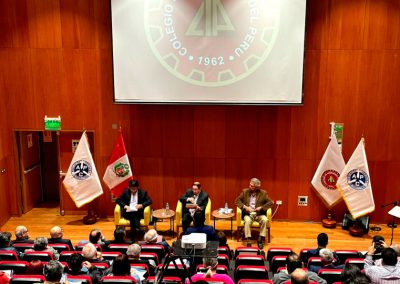 Participación del panel de especialistas.