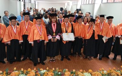 Ingeniería es solución, destacó Dr. Elías Tapia Julca, presidente de la APC, al recibir el grado de  Doctor Honoris Causa de la UNFV