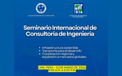 Invitación al Seminario Internacional de Consultoría de Ingeniería – 12 de marzo de 2026