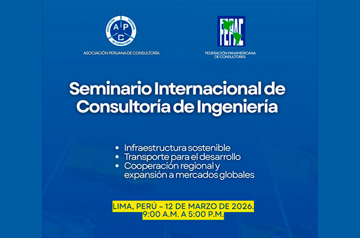 Invitación al Seminario Internacional de Consultoría de Ingeniería – 12 de marzo de 2026